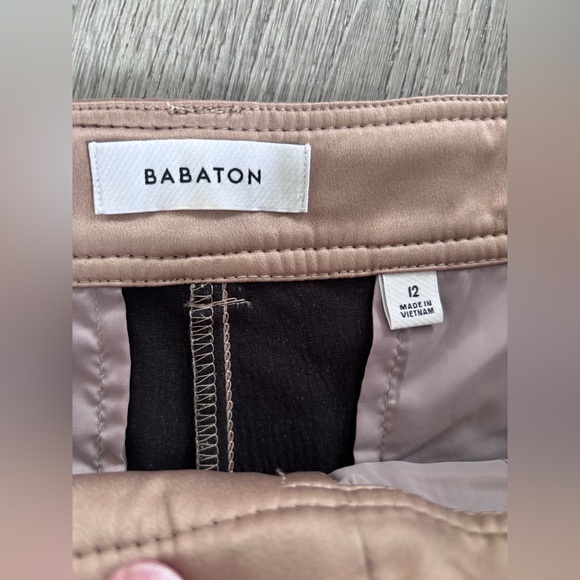 Babaton mid rise vegan leather Command pants - Picture 5 of 6